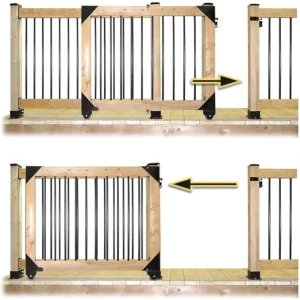 Heavy Duty Interior Sliding Barn Door Hardware Set for Wood Doors