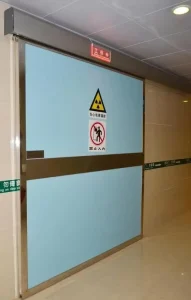Heavy-Duty Lead-Lined X-Ray Protection Sliding Door for Hospital Radiology Imaging Rooms