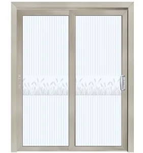 Heavy Duty Modern Villa Double Glazed Aluminum Alloy Waterproof Sliding Glass Door for Garden