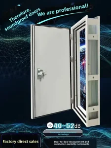 Heavy-Duty Sound Insulation Fire-Rated Acoustic Door for Recording Studios and Drum Rooms