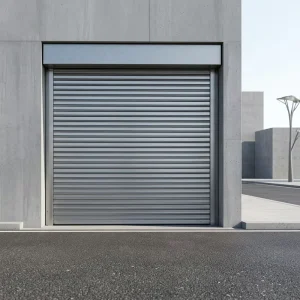 Heavy-Duty Steel Exterior Automatic Security Garage Roller Shutter Door for Industrial Outdoor Warehouse