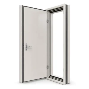 Heavy Duty Steel Soundproof Door 1.0-2.0mm Cold Rolled Triple Seal Acoustic Insulation Workshop Apartment Modern