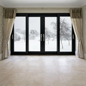 Heavy-Duty Thermal Break Aluminum Lift and Sliding Glass Patio Door Exterior Sliding Door