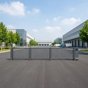 Heavy-Duty Trackless Aluminum Alloy Electric Telescopic Sliding Security Gate