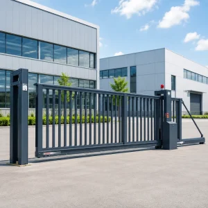 Heavy Duty Trackless Cantilever Sliding Safety Gate for Schools