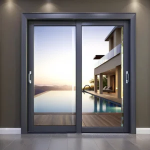 Heavy Glass Sliding Door with PVC Sealed Balcony Partition and Aluminum Alloy Frame