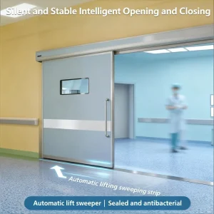 Hermetic Interior Automatic Hospital Sliding Door with Electric Control, Switch Sensor, Operating Room