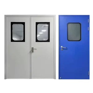 Hermetic Modular Automatic Double-Action Cleanroom Door
