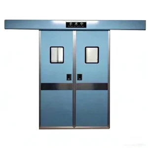 Hermetic Sliding Door with Touchless Sensor and Electric Lock for Hospital Operating Room