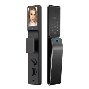 Hidden Smart Door Lock with Touch ID, Palm Vein, and 3D Face Recognition