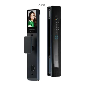 High Definition Screen Smart Lock 9 Language Support 3D Face Recognition Automatic Locking Home Security