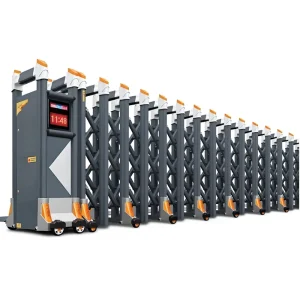 High-End Intelligent Sliding Aluminum Alloy Retractable Folding Automatic Electric Gate for Schools and Factories