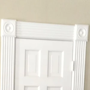 High Quality Home Decoration White Main Plastic Door Casing Frame Mouldings Designs for Outdoor Decoration