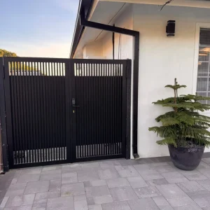 High Quality Latest Main Gate Designs Aluminum Automatic Gate Swing Garden Gate For Courtyard Driveway Villa
