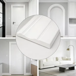 High Quality Waterproof Wooden Door Casing Frames