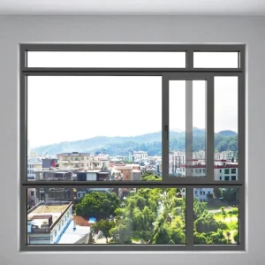 High-Sealing Drift Thermal Break Aluminum Sliding Window with Stainless Steel Insect Screen