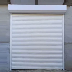 High-Security Automatic Rolling Shutter Door for Industrial Warehouses and Commercial Shops, Fireproof Windproof