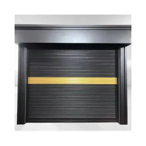 High-Speed Aluminum Alloy Windproof Turbine Rolling Door for Industrial Warehouses