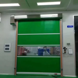 High-Speed Automatic PVC Roller Shutter Door for Industrial Workshops Waterproof Stainless Steel