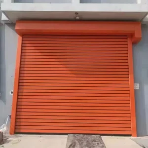 High-Speed Industrial Heavy-Duty Aluminum Alloy Spiral Rolling Shutter Door with Thermal Protection