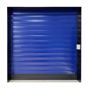 High Speed Insulated Cold Storage Roll-Up Freezer Door with Anti-Icing System for Warehouse Logistics
