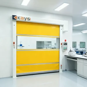 High-Speed PVC Rapid Rolling Shutter Door for Warehouse