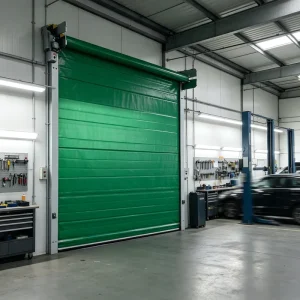 High Speed PVC Rolling Shutter Door Rapid Roller up Door Fast Automatic Gates for Warehouse