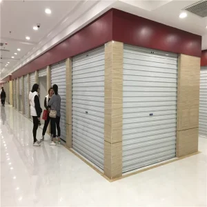 High-Speed Polymer Roller Shutter Door with Aluminum Construction for Industrial Warehouses