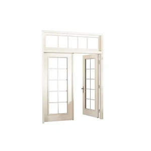 Home Modern Exterior Thermal Insulation Waterproof Manual Decoration Aluminum Alloy Double Glass Patio French Door