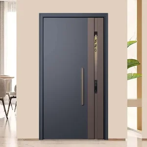 Honeycomb Aluminum Automatic Smart Lock for Security Entrance Doors with Dual Color and Induction Light