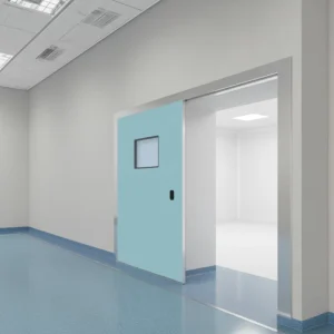 Hospital Automatic Hermetic Sliding Door Aluminum Alloy Airtight Operating Room Door