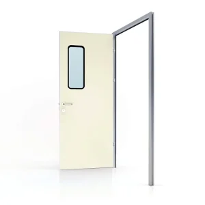 Hospital Clean Room Door, ISO GMP-Compliant Stainless Steel Thermal Insulation Door with View Window