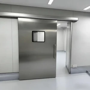 Hospital-Grade Stainless Steel Seamless Dustproof Protective Automatic Hermetic Sliding Door