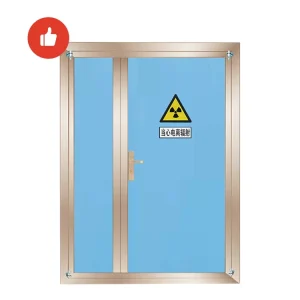 Hospital Radiology Lead Doors with 2-4mm Pb Equivalent, Customizable Sizes and Colors