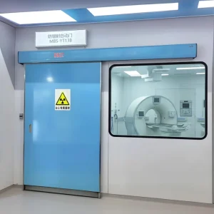 Hospital X-Ray Radiation Protection Lead-Lined Stainless Steel Automatic Waterproof Shielding Door