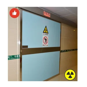 Hospital X-Ray Sliding Lead Door with Aluminum Material and 2-4mm Pb Equivalent Shielding
