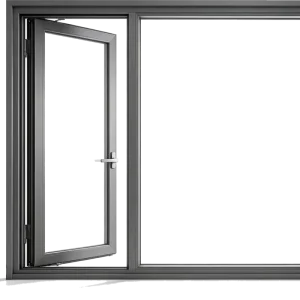 Household Aluminum Casement Window Thick Thermal Break Soundproof Heat-Insulated Balcony Enclosure Window