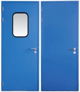 Hygienic Airtight Cleanroom Door with Sealing Strip for Hospital, Food, Electronics, and Lab Purification Projects