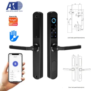 IP65 Stainless Steel and Broken Bridge Aluminum Smart Door Lock