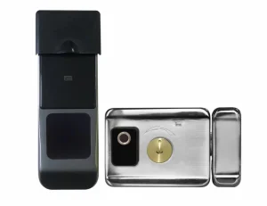 IP65 Waterproof Aluminum and Steel Smart Door Lock with Fingerprint, Code, Card, Key, and Remote Unlock