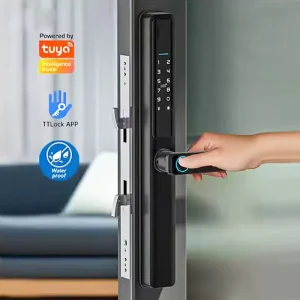 IP66 Waterproof WiFi Digital Smart Lock for Wood, Sliding and Glass Doors