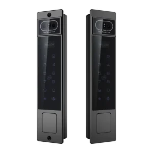 IP68 Waterproof Outdoor Steel Door Smart Lock with Double-Sided Palm Vein, Face Recognition, Fingerprint and Memory Card, WiFi