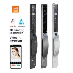IP68 Waterproof Outdoor WiFi Smart Lock with Fingerprint, Password and IC Card Access for Aluminum Alloy Doors and Gates