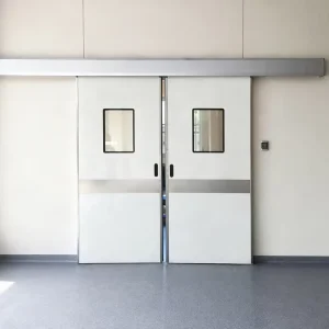 ISO Certified Single- or Double-Leaf Hermetic Airtight Sliding Door for Hospital Clean Rooms and Labs