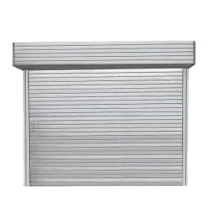 Industrial Aluminum Alloy Automatic Fire-Rated Roller Shutter Door with Smoke Sealing for Hotel