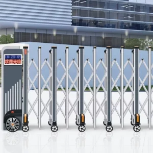 Industrial Aluminum Automatic Retractable Electric Gate for Outdoor and Hotel Security