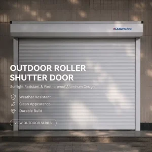 Industrial Aluminum Overhead Roller Door with Motor Drive Kit for Factory Warehouse Installation