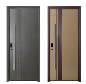 Industrial Anti-Theft Aluminum Security Entry Door for Homes, Apartments, Hotels, and Exterior Use