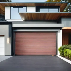 Industrial Automatic Aluminum Alloy Roll-Up Shutter Garage Door for Warehouse Use