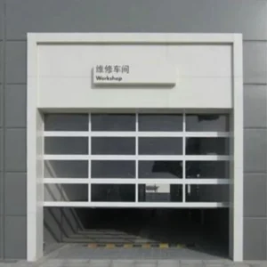 Industrial Automatic High-Speed Aluminum Alloy and PVC Roller Shutter Door for Workshop and Warehouse